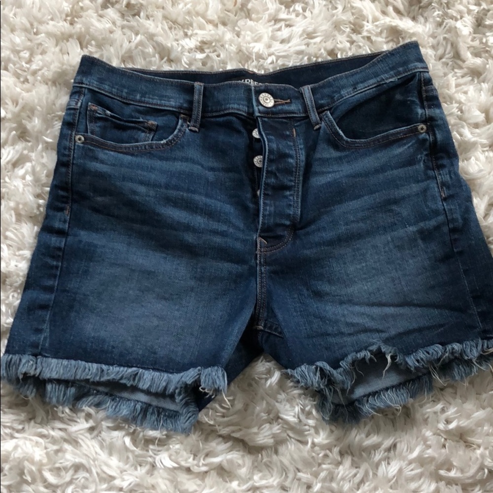 Express High Rise Shorts